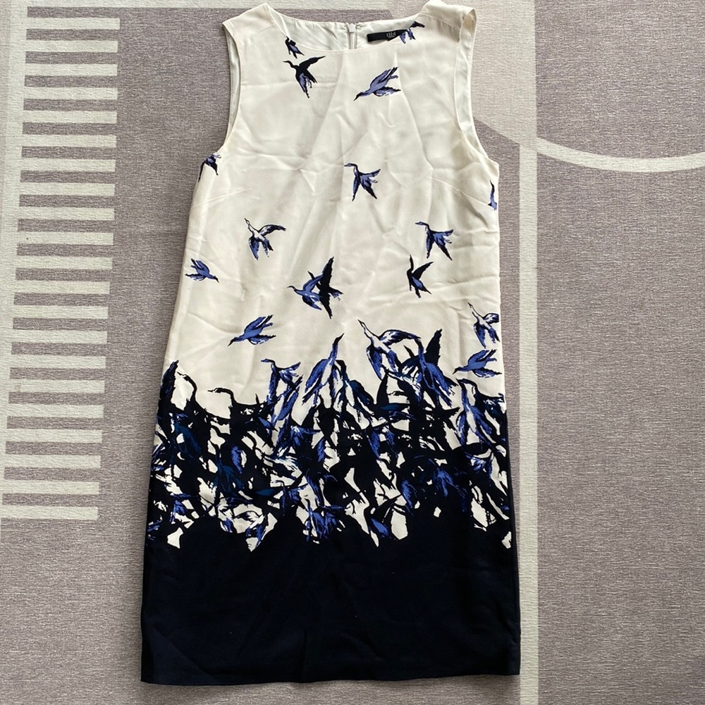 Tibi Silk Print Dress - Size 0